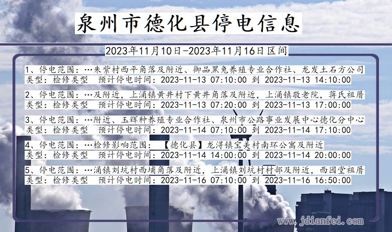 泉州停电通知最新消息及应对准备策略